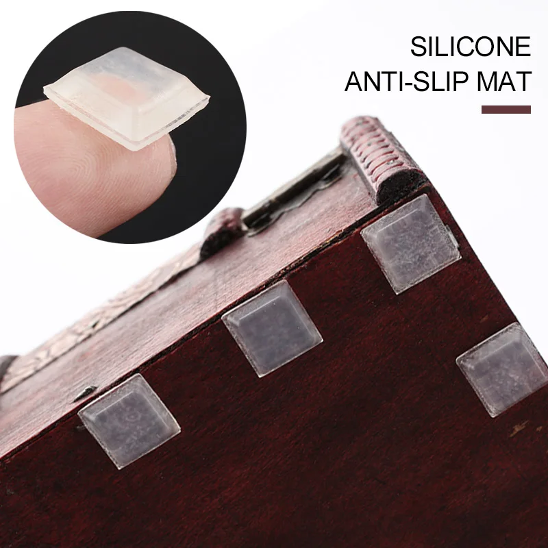 

Rubber Bumper Damper Door Silicone Feet Pads Durable Trapezoid Convenient Furniture Legs Self Adhesive Rubber Feet Pads