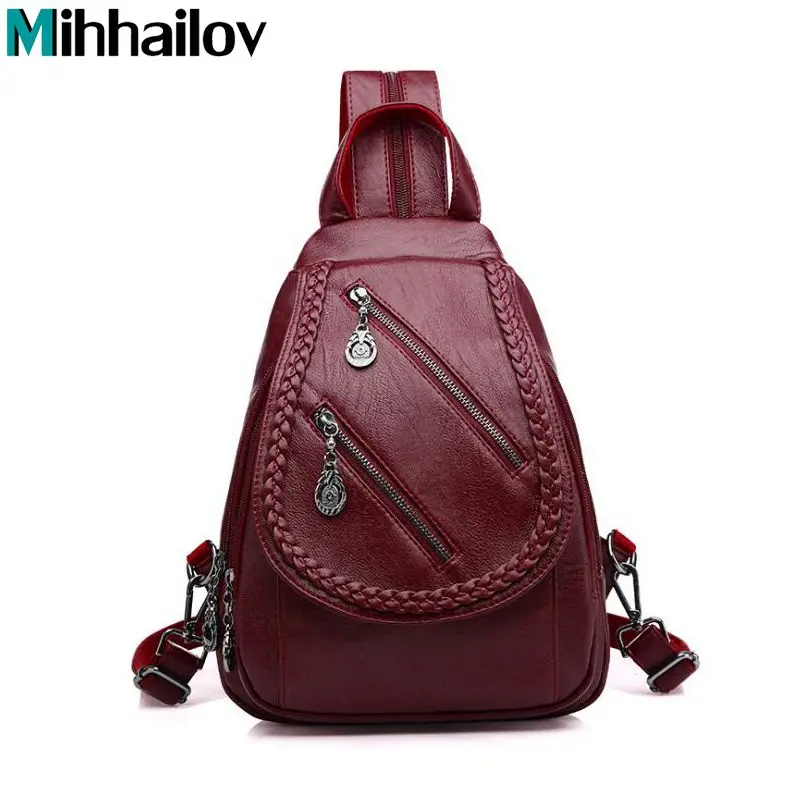 Double Zipper Leisure Women Backpack PU Leather Backpacks Female School Shoulder Bags for Teenage Girls Travel Back Pack XS-462 Double Zipper Leisure Women Backpack PU Leather Backpacks Female School Shoulder Bags for Teenage Girls Travel Back Pack XS-462