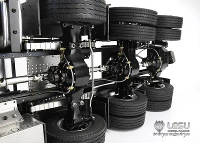LESU MAN 1/14 RC 8*8 металлические тяжелые шасси оборудование стойка трактор грузовик