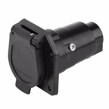 7 полюсов трейлер разъем 7-way RV трейлер замена разъема 7 pin женский трейлер конец, части прицепа, аксессуары