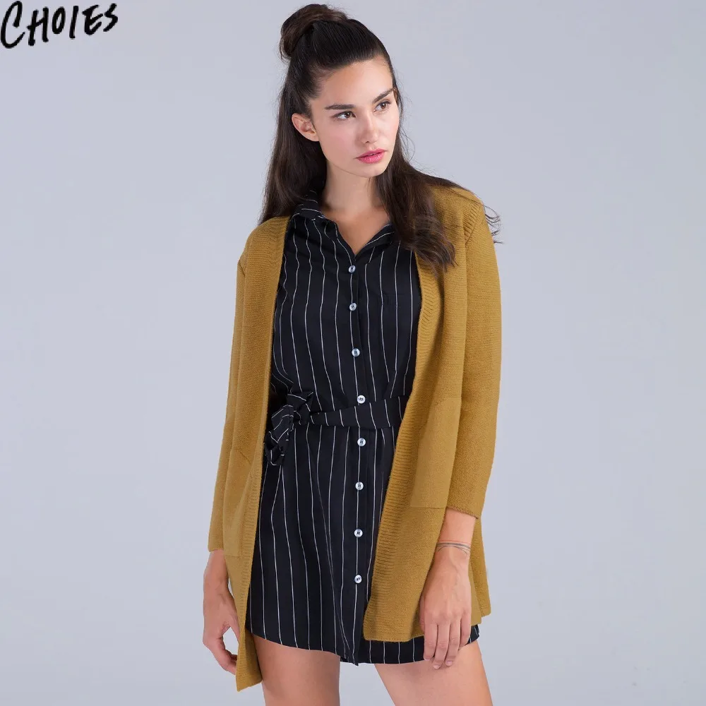 longline sweater cardigan