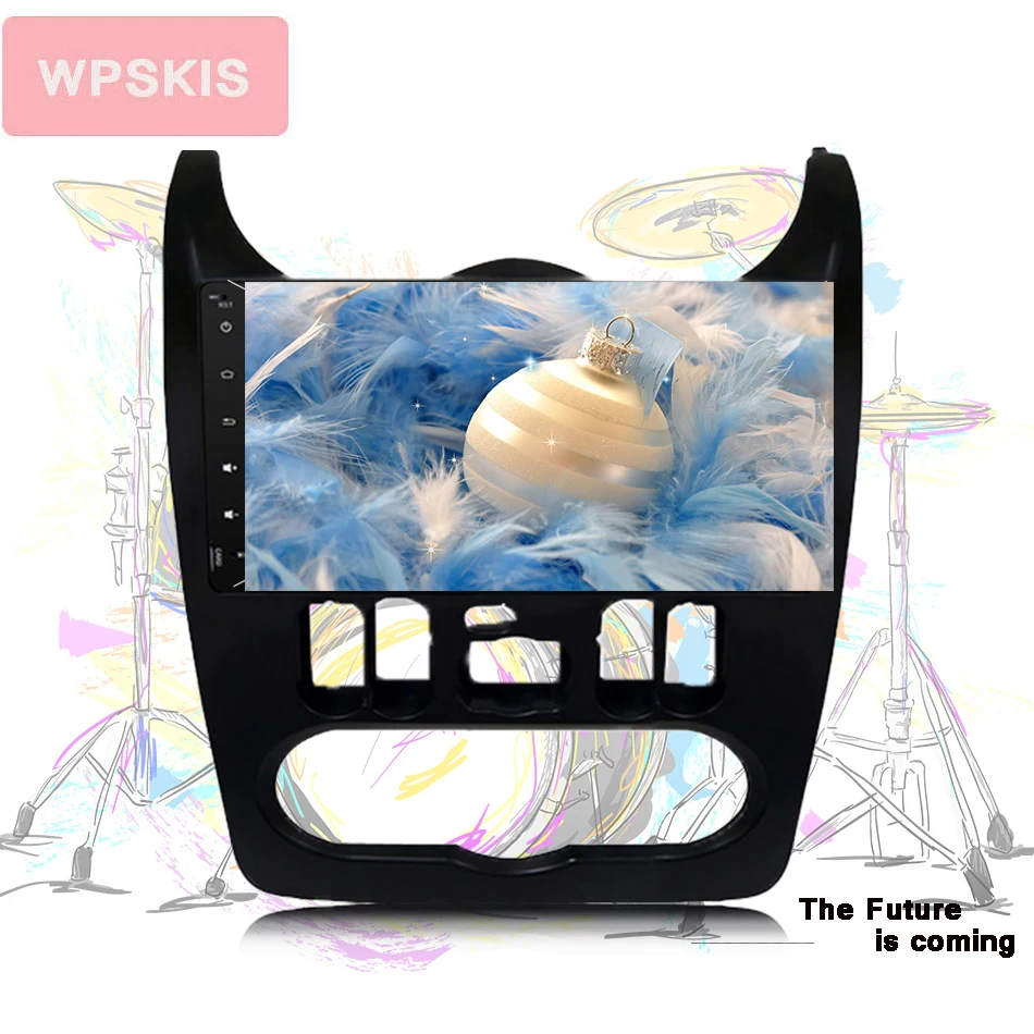 Cheap 9" ips hd touch screen for Renault Logan Duster 2008+ android 9.0 car Gps navigation pc tablet headunit tape media unit monitor 1