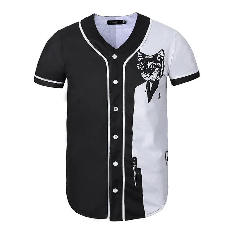 2019 summer fashion men t shirts baseball jersey single coupons for