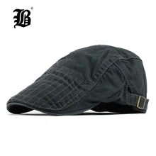 [FLB] весенние и осенние винтажные простые однотонные унисекс однотонные береты с пряжкой, плоские шапки, теплые береты, шапка с козырьком для женщин и мужчин F513