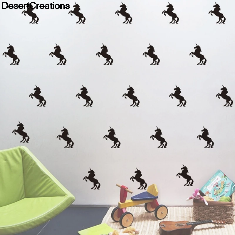 DIY наклейки для украшения спальни на стену с животными детских комнат простые