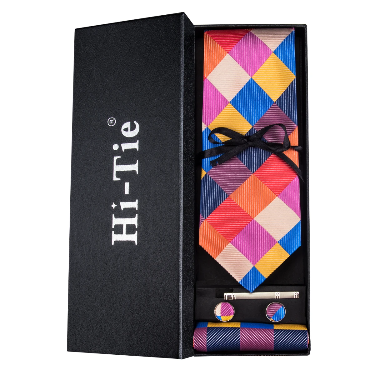Buy Brand Tie Gifts for Men 2018 Popular Plaid Silk