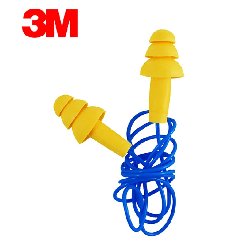 5 пар 3M340 4004 Аутентичные Мягкие силиконовые затычки для ушей шумоподавление