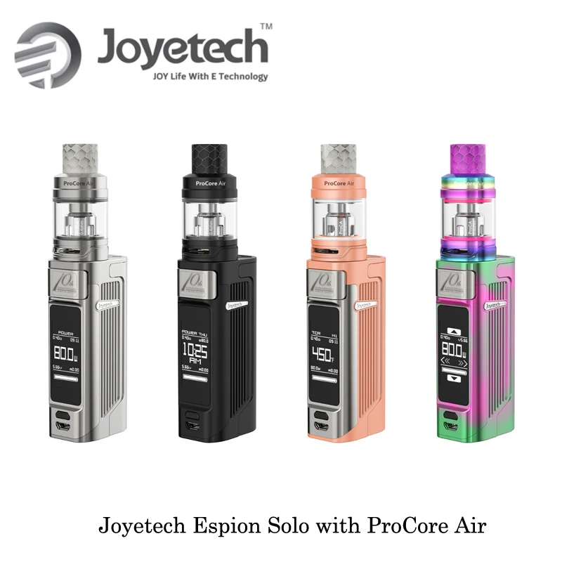

electronic cigarette 80W Joyetech Espion Solo with ProCore Air Tank ProCA 0.4ohm head 4.5ml Vaporizer Powered By 18650/21700