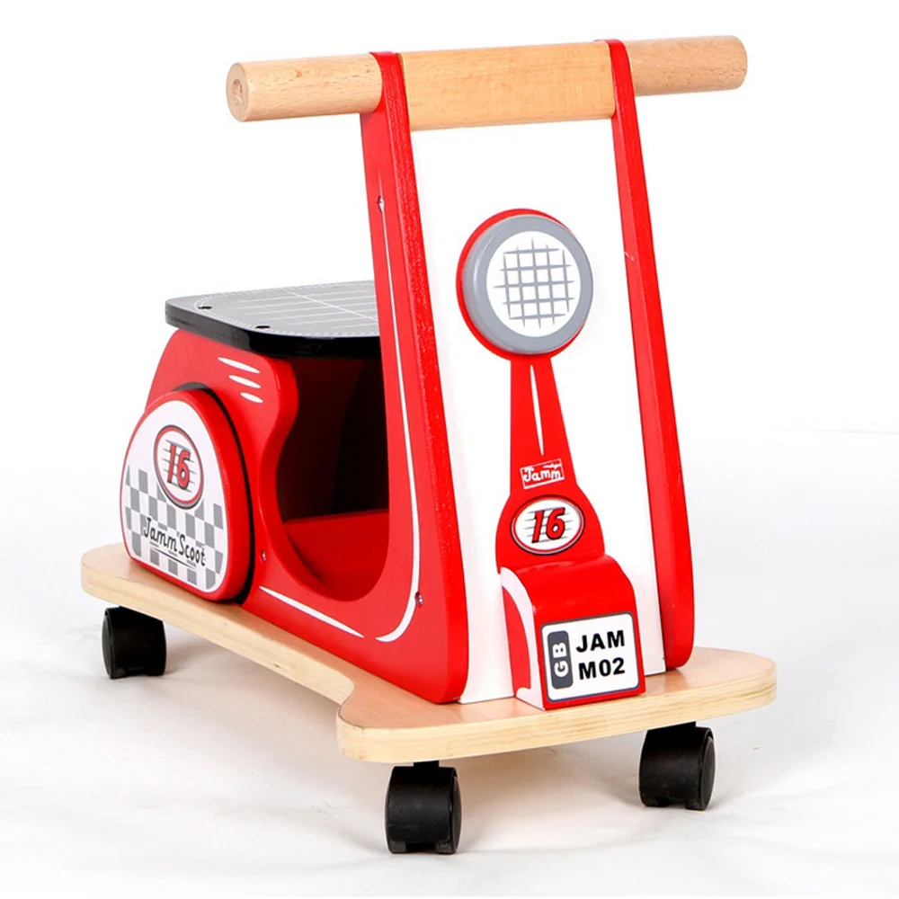

baby go-cart walkers pure wooden toys baby ride on car