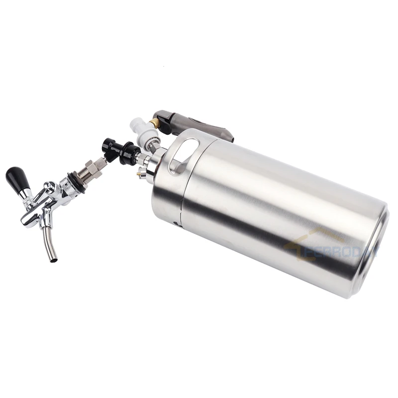 Homebrew 3.6L мини Ворчун копья пива копье с краном кран CO2 инжектор Премиум + бочонок