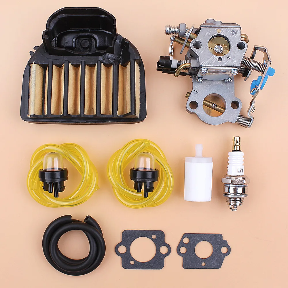 Carburetor Air Filter Fuel Hose Kit For Husqvarna 455 460 Rancher 455C 455E Jonsered CS2255