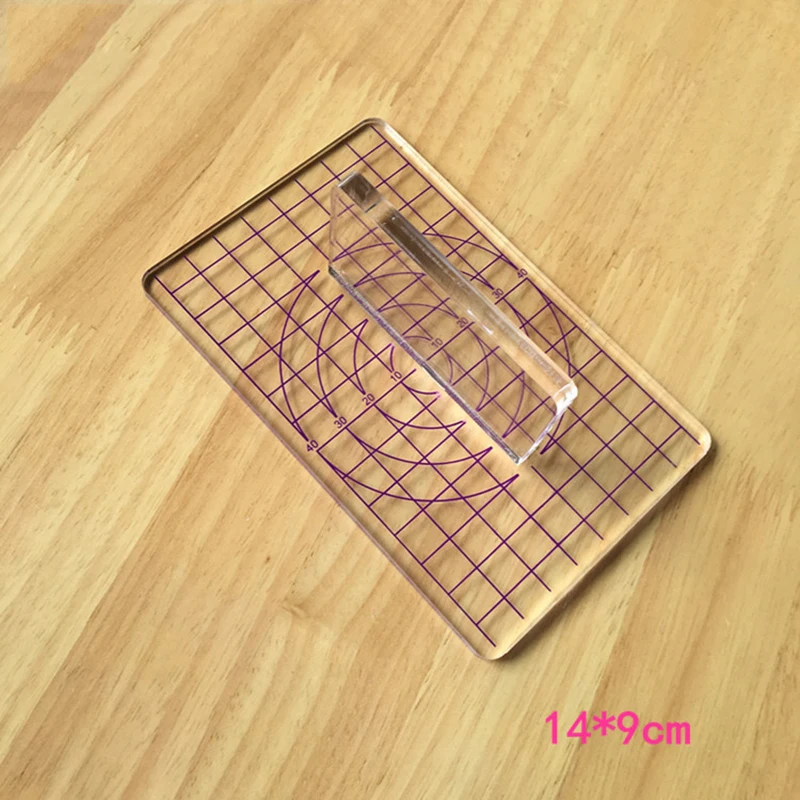 

1pcs T Type Acrylic Transparent Stamp Pressure Clay Mud Ultra-light Clay Plate Tools Food Play Rub Beads Tool DIY Pressure Plate