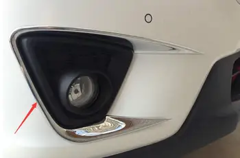 

Free shipping special decoration ABS Car fog lamp lights cover Auto car Accessories for Mazda CX5 CX-5 2013 2014