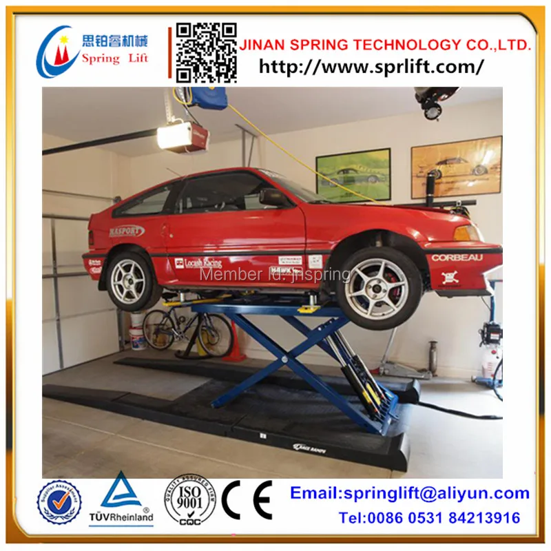2017 HOT Portable mini scissor car lift for home garage-in