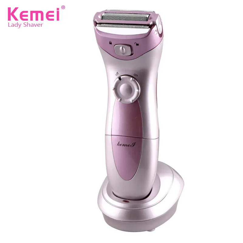 

Kemei Mini Women Rechargeable Electric Hair Remover Shaver Female Bikini Face Underarm Body Hair Removal Trimmer Shaver