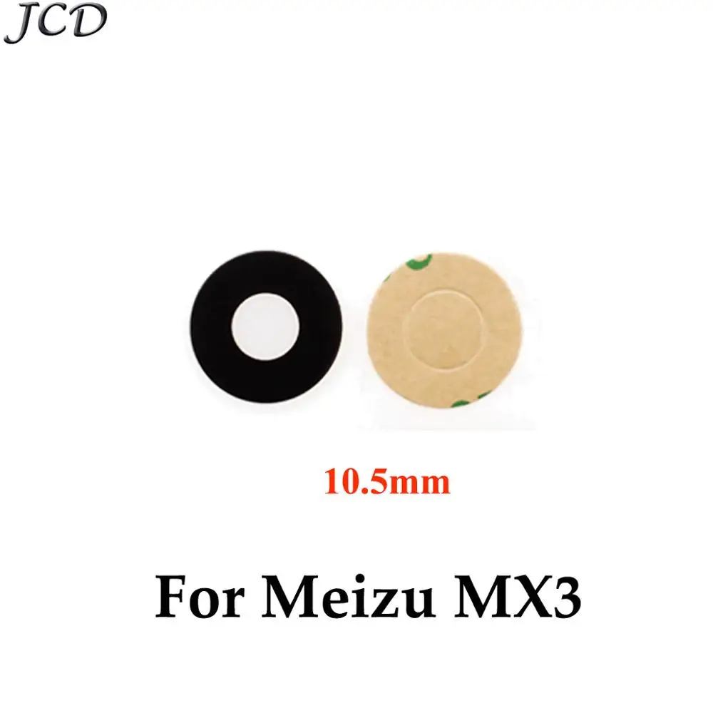 JCD 2 шт. стеклянный объектив для MEIZU MX3 MX4 MX5 MX6 Pro 5 6 7 E2 E3 U10 U20 15 lite 15 Plus задний объектив камеры задняя камера стеклянный объектив - Цвет: For Meizu MX3