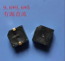 Бесплатная доставка 5 шт. 9,6x9,6x5 мм горячая Распродажа 9650 DC электромагнитный SMD активный зуммер 9,6*9,6*5 мм 5 В
