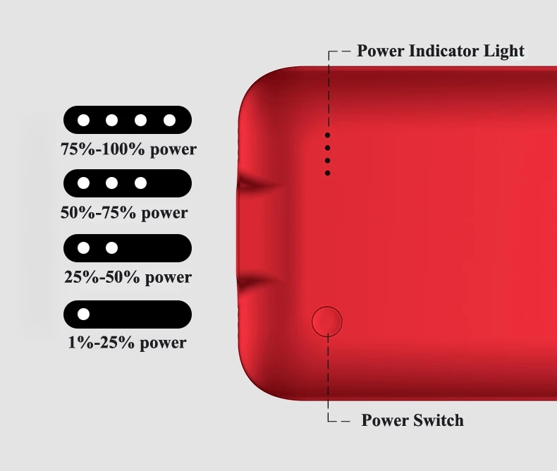 Battery Charger Cases For iPhone 6 6s NH-B012 Details (08) Nohon Rechargeable Mobile phone Battery Case For Apple iPhone 6 6s