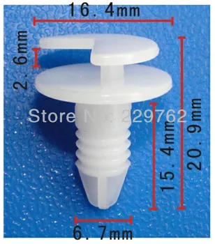 

100PCS Free Shipping Decorative For Peugeot Citroen Fasteners For Cars Auto Plastic Retainers Automotive Clips And Fastners