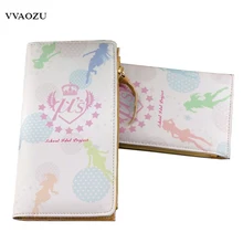Новые милые японские Аниме длинные/короткие два стиля бумажник любовь живой мультфильм молнии кошельки и визитницы кошельки
