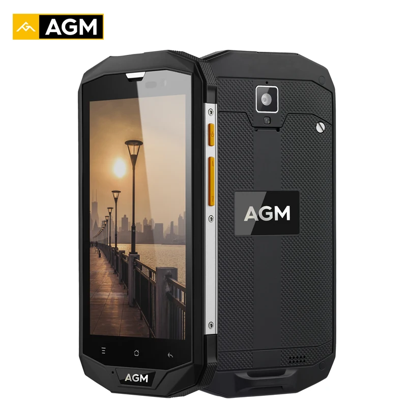 AGM A8 IP68 Водонепроницаемый смартфон 5,0 дюйма 3 GB Оперативная память 32 ГБ Встроенная память 4 ядра Android 7,1 13.0MP 4050 mAh 4G мобильный телефон NFC OTG