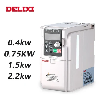 

DELIXI AC 380v 2.2KW three phase VFD frequency inverter drives for motor Speed Control 50/60HZ DC converter