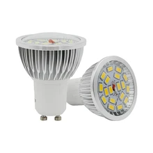 Стеклянный поверхностный ампул GU10 18 светодиодный s алюминиевый светодиодный точечный осветитель Lamparas SMD 5730 лампочка 85-265 в точечный свет Замена 30 Вт 40 Вт галогенная лампа