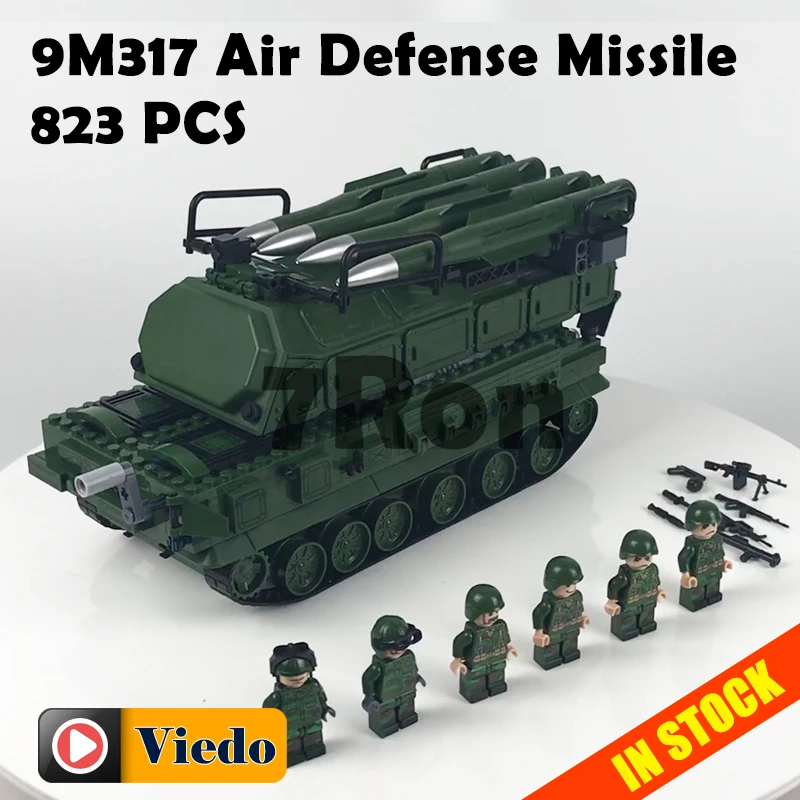 

8103 Compatible with Lego blocks military Figure 9M317 anti-aircraft missile Model building toys hobbies bricks for children