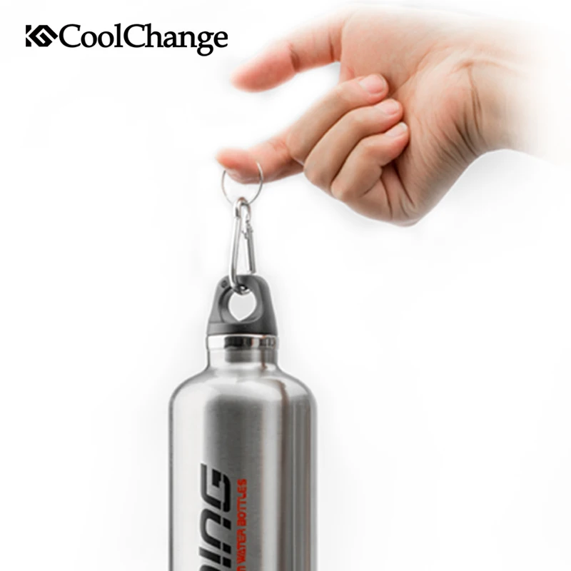 Coolchange велосипедная бутылка для воды на открытом воздухе портативная большая емкость из нержавеющей стали MTB Дорожная бутылка для воды велосипед Велоспорт оборудование