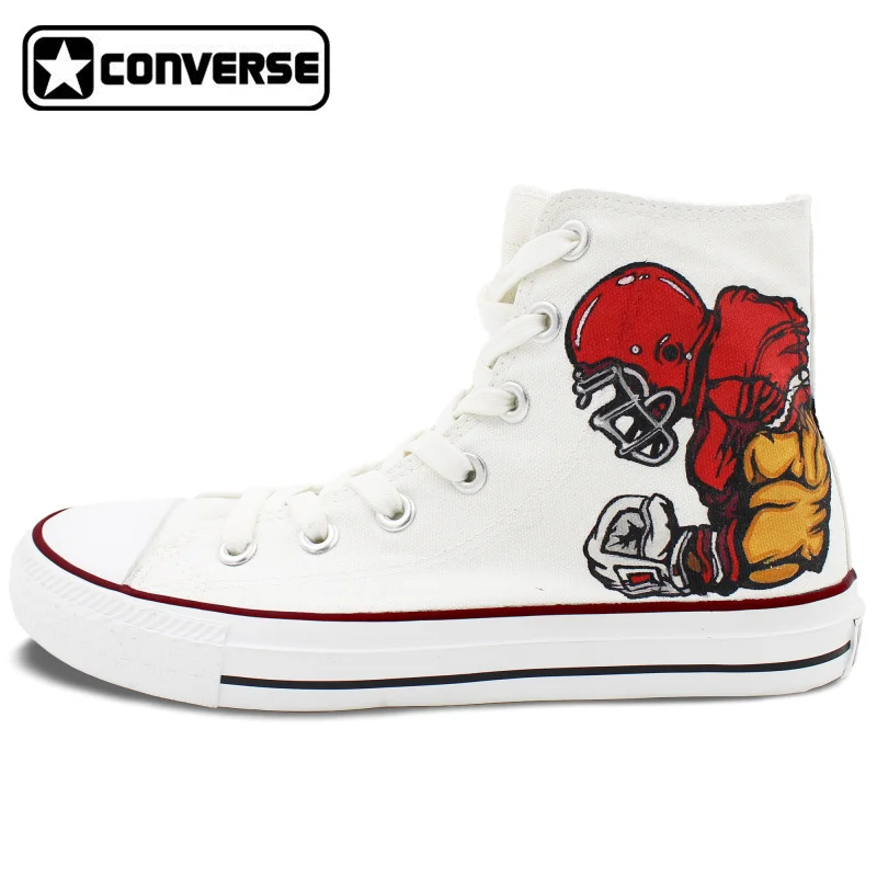 Prix pour Personnalisé Converse All Star Garçons Filles Chaussures Rugby Football Conception Originale High Top Toile Sneakers Homme Femme Cadeaux De Noël Prix pour Personnalisé Converse All Star Garçons Filles Chaussures Rugby Football Conception Originale High Top Toile Sneakers Homme Femme Cadeaux De Noël