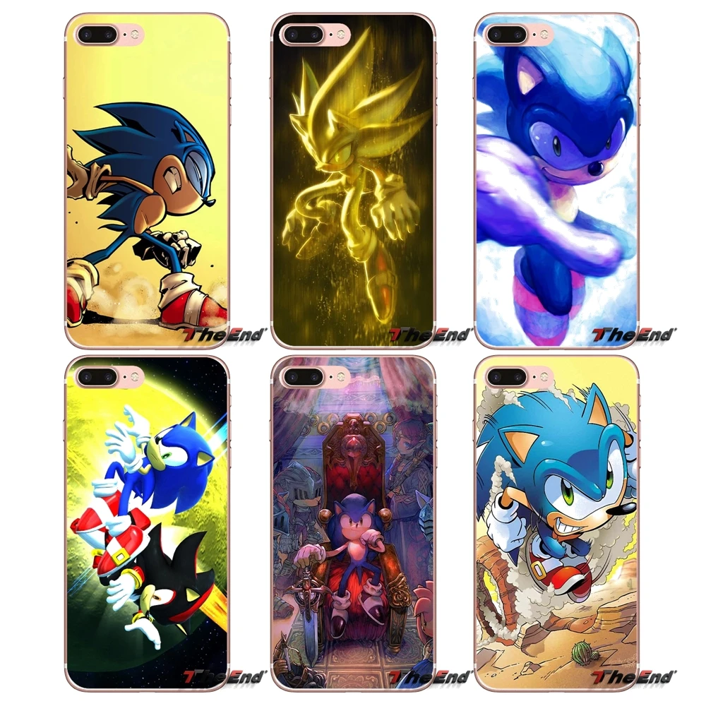 

Fashion Phone Case For Xiaomi Redmi 4 3 3S Pro Mi3 Mi4 Mi4i Mi4C Mi5 Mi5S Mi Max Note 2 3 4 Cover Coque Silver Sonic Shadow Sega