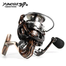 Горячая REELSKING бесшовная Yumoshi полностью Металлическая Рыболовная катушка серии FB колеса спиннинговая литейная катушка 13BB+ 1 рыболовное колесо