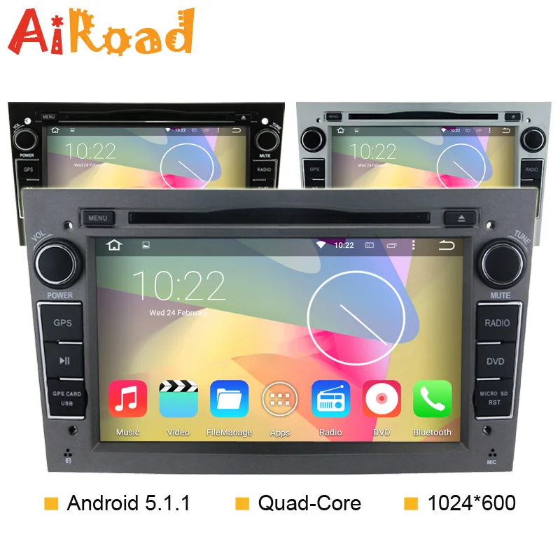 7 &quot2 din Автомагнитолы Opel Android 5.1.1 CD Dvd плеер GPS навигация для Vectra Antara Zafira Corsa Meriva Astra H