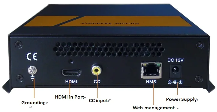 Гостиничная ТВ система распределения HDMI к DVB-C/DVB-T/ATSC/ISDB T модулятор с CC