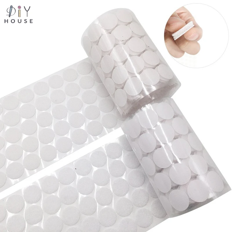 

100Pairs 20-30mm Self Adhesive Fastener Tape Dots Stickers Strong Hook And Loop Magic Sticker Nylon Velcros Adhesive Dual Lock