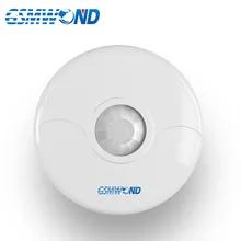 360 Угол Беспроводной потолочный датчик движения 433 МГц ПИР пассивный инфракрасный Обнаружение для нашей системы сигнализации Wifi/GSM/GPRS/RIFD