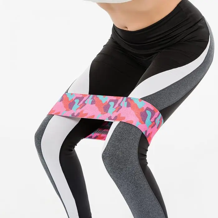 Новые эластичные резинки на бедрах с противоскользящим ремешком для дома фитнес-Йога Спорт XD88