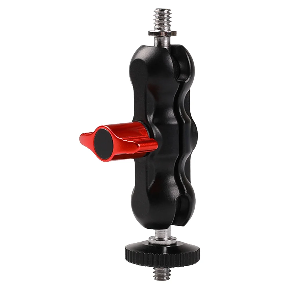 

Bracket Double Ball For Monitors 1/4inch Screw Arm Ball LED Light Standard Install Camera Monopods Adapter Adapter