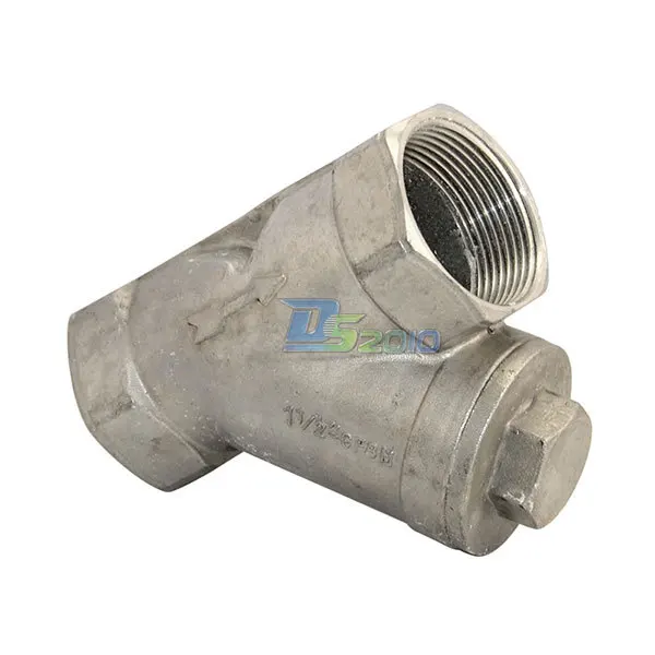 MEGAIRON BSPT 1-1/2 &quotDN40 CF8M WYE фильтрующий клапан из нержавеющей стали SS316 с сеткой 1 00 мм