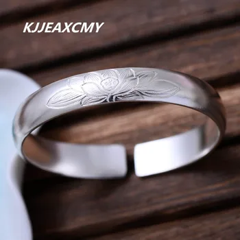 

KJJEAXCMY S999 sterling silver jewelry, Seiko lotus bracelet, Ms. aesthetic, a new temperament