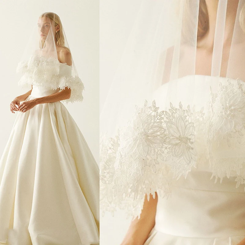 

Verngo Bridal Veils Appliques Wedding Veil Wedding Accessories