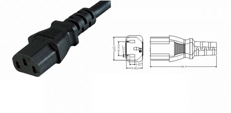 5 штук в партии IEC320 C13 к C14 Процессор PDU 0,3 м сетевой Мужского на Женский Удлинительный кабель компьютерный кабель удлинитель шнура питания кабель