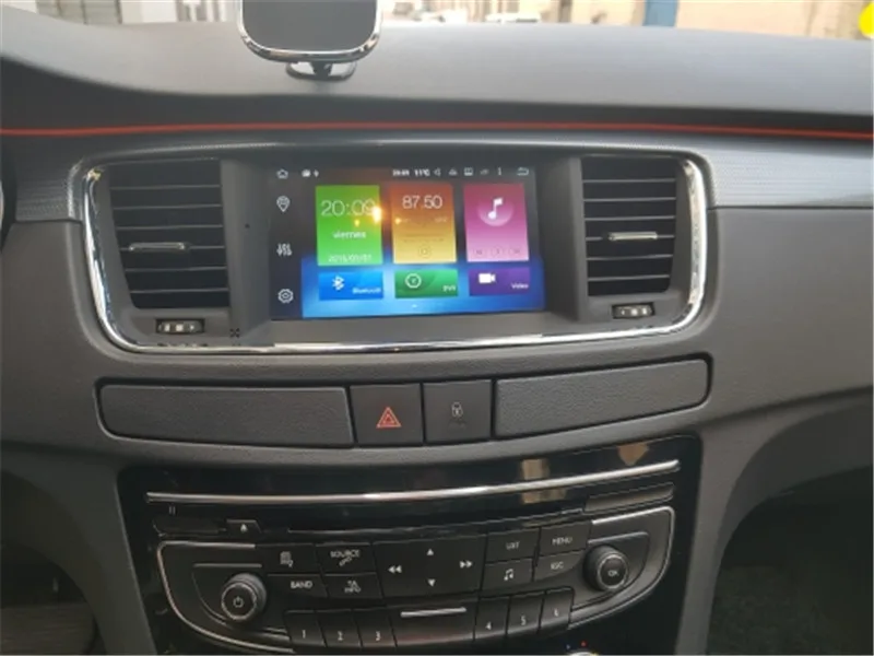 Android 9,0 4+ 32gb Автомобильный gps навигатор 2 Din dvd-плеер для PEUGEOT 508 2011 2012 2013- Мультимедиа Радио buit-in DSP ips блок