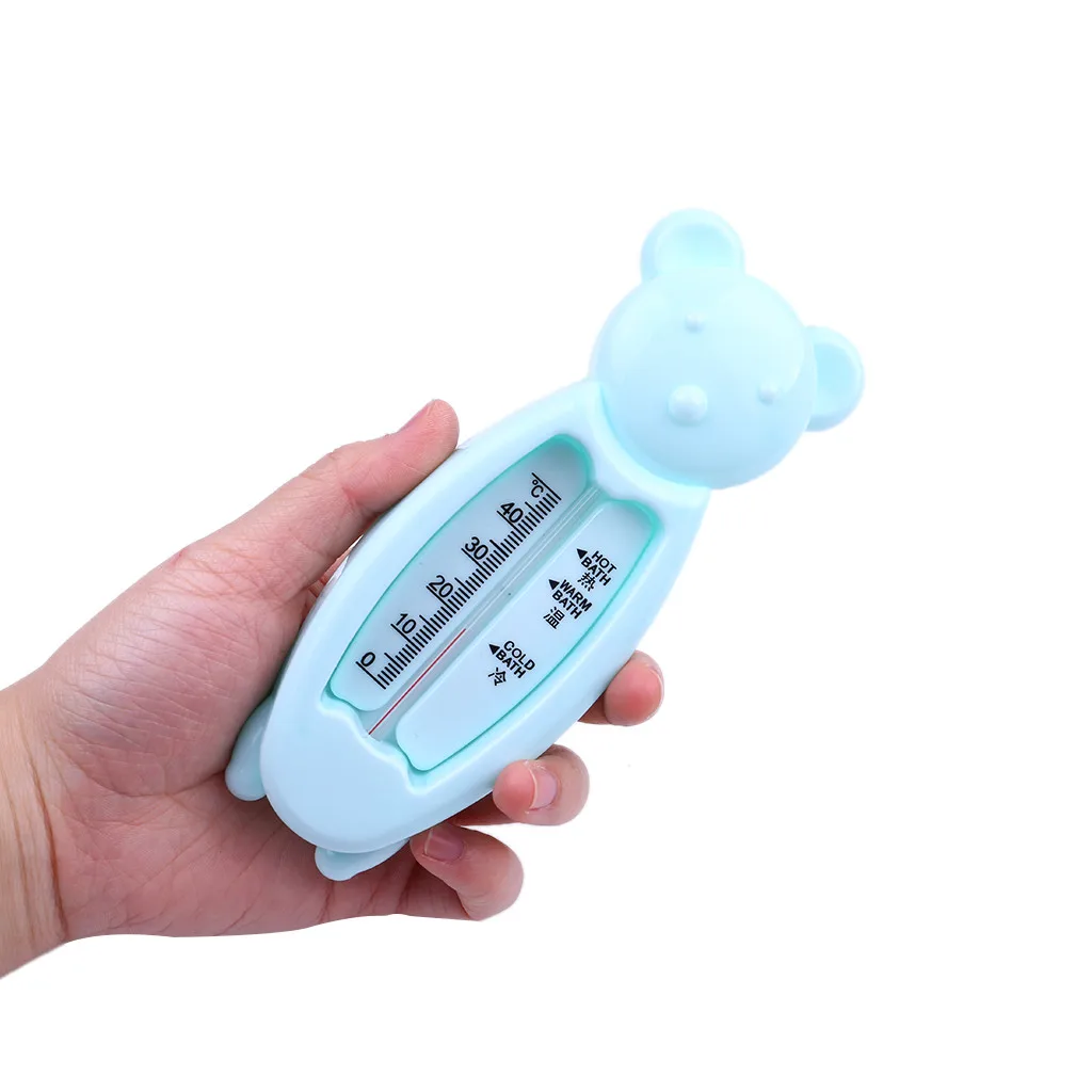 Милый детский мультфильм Крытый термометр для ванны Baby Bear воды термометр