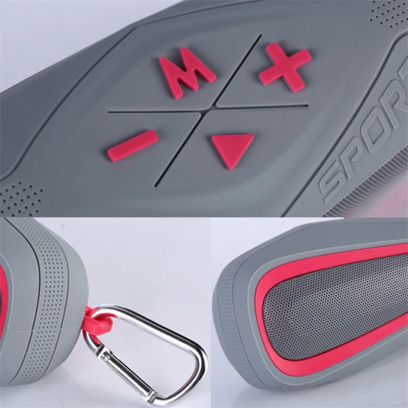 Haayot Водонепроницаемый Bluetooth Динамик Портативный IPX7 открытый стерео Динамик велосипед с карты памяти игра громкой связи MP3-плееры Mic
