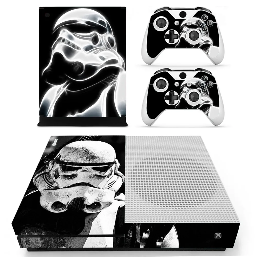 Виниловые наклейки Звездные войны для консоли Xbox One S с двумя наклейками для беспроводного контроллера