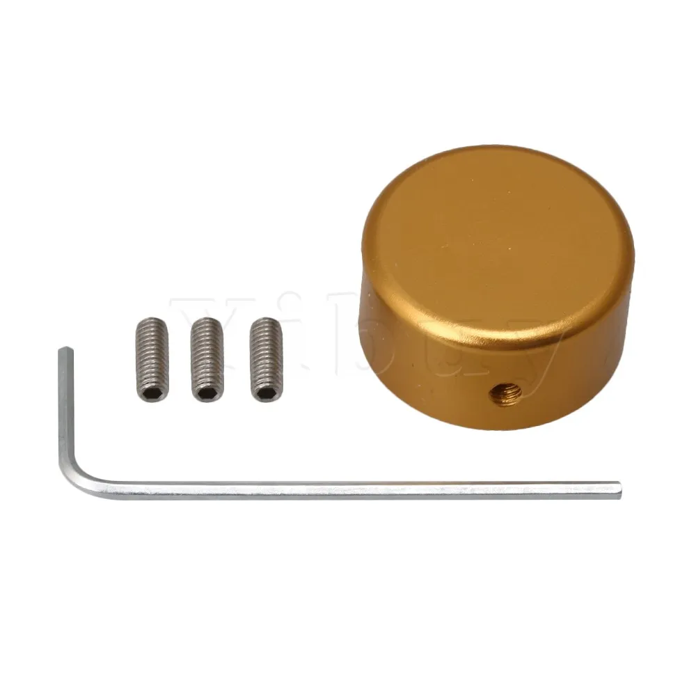 Yibuy Guitar Effects Parts Stomp Switch Pedal Box Foot Metal Knobin Guitar Parts & Accessories