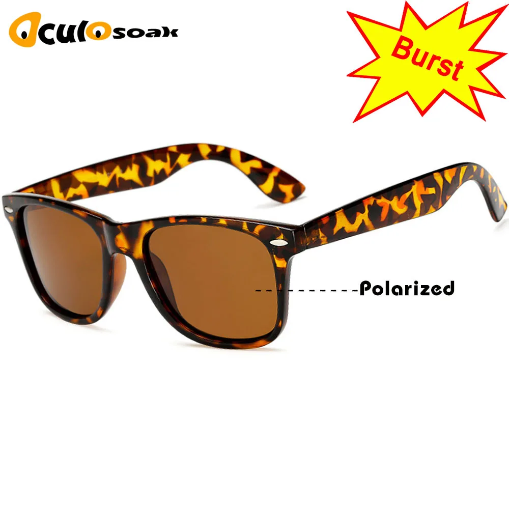 Fashion Polarized Square Sunglasses Night Vision Men Women Mirror Sun Glasse Luxury Eyewears UV400 Goggles Male