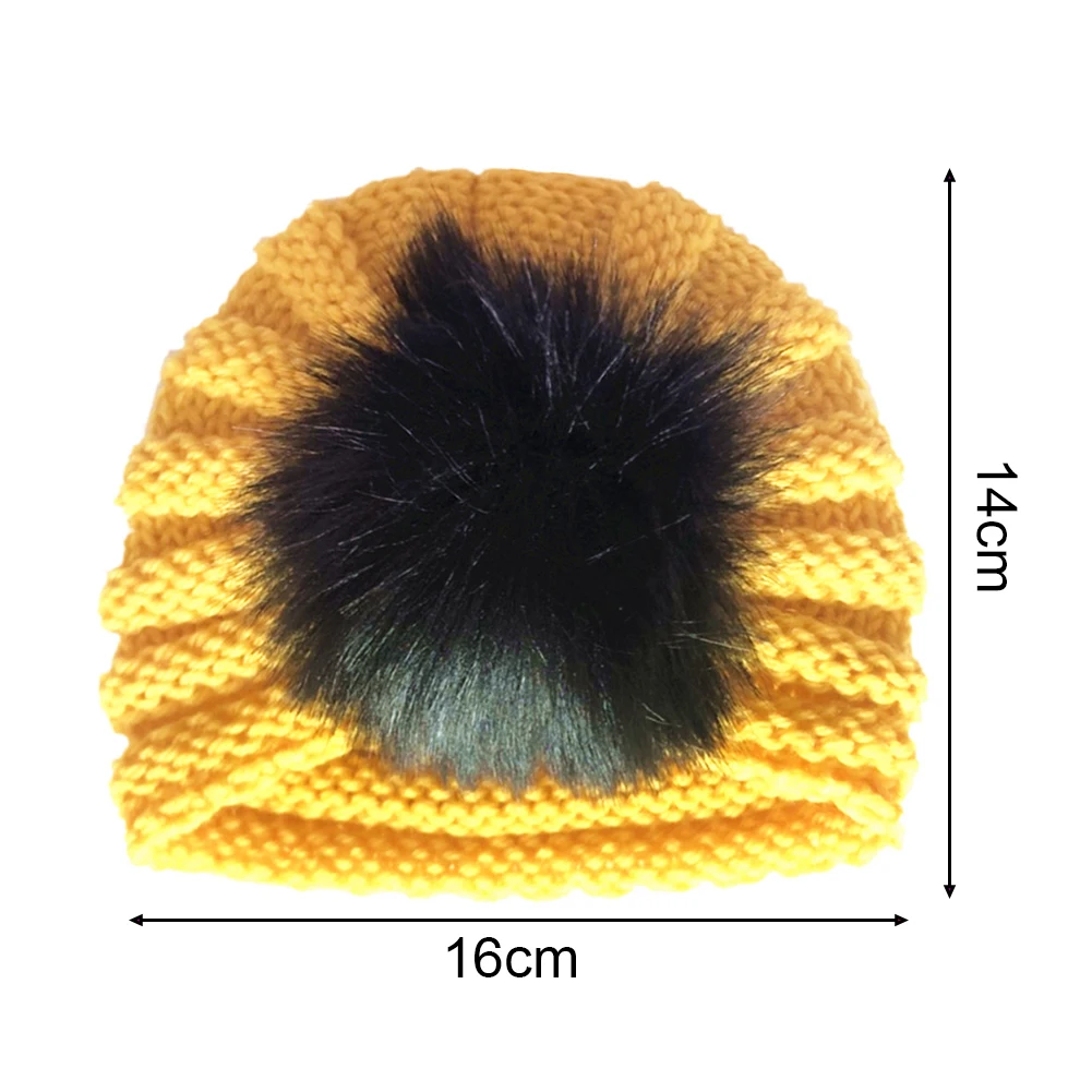 Шапка-тюрбан для новорожденных и маленьких мальчиков и девочек; Шапка-бини; головной убор; теплая шапка на зиму и осень; вязаная детская Шапка-бини; головной убор