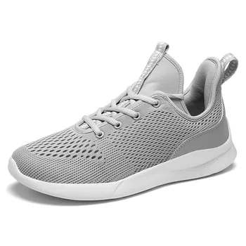 

Korean Men's Casual Shoes Breathable Flying woven Mesh Lightweight Fashion Trend MD Bottom Men Sports Shoes
